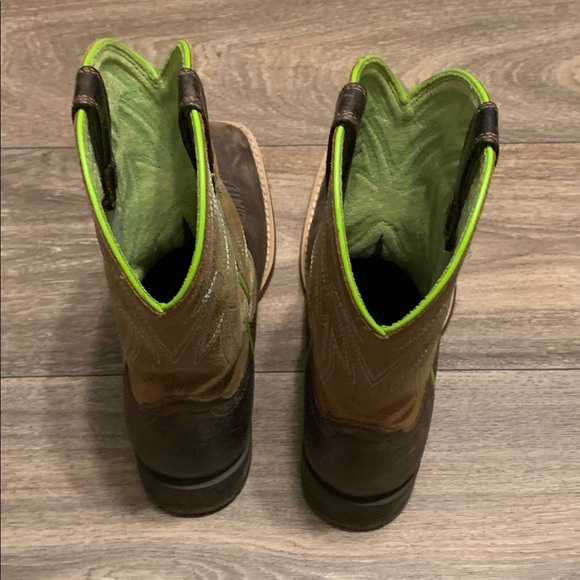 Ariat Kids Crossdraw Western Cowboy Boots Size 2 - Picture 2 of 10